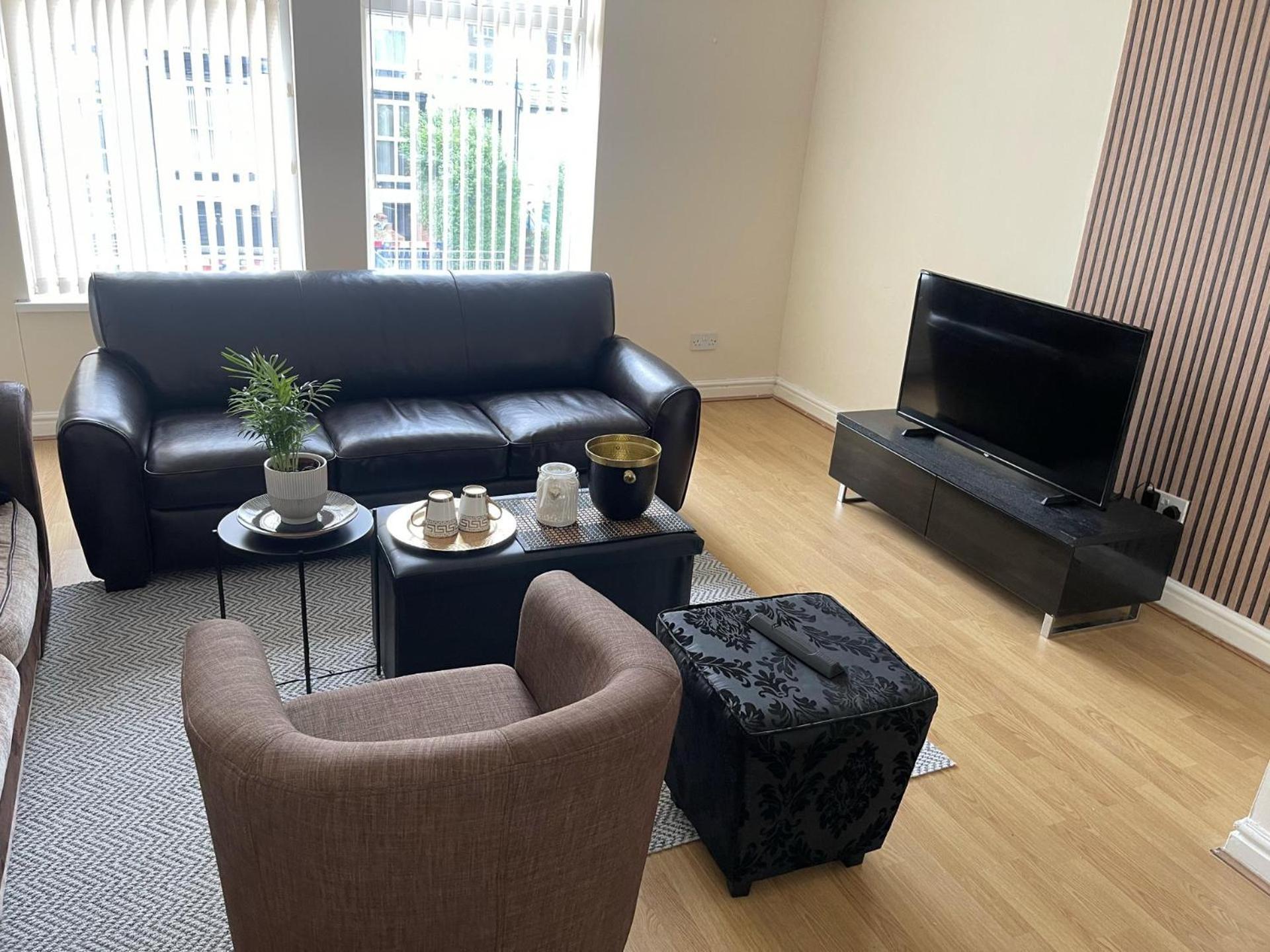 Stylish 1-Bed Apt - Sleeps 4 - Parking - Wifi Manchester Exterior foto